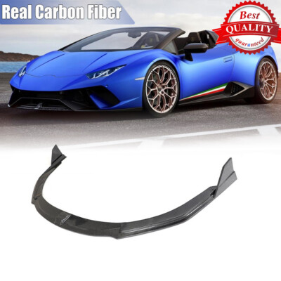 For Lamborghini Huracan Performante 2017-19 Real Carbon Front Bumper Lip Spoiler