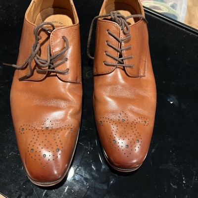 Florsheim Memory Foam 1/2D Light Brown Wing Tips WOW!