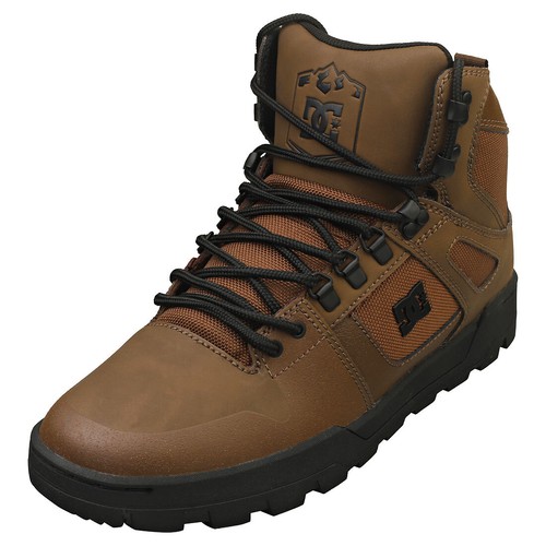 DC Shoes Pure Hightop Wr Mens Casual Boots in Dark Chocolate 7 UK eBay