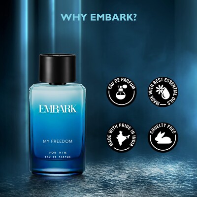 Embark My Freedom Eau De Parfum For Him 100ml