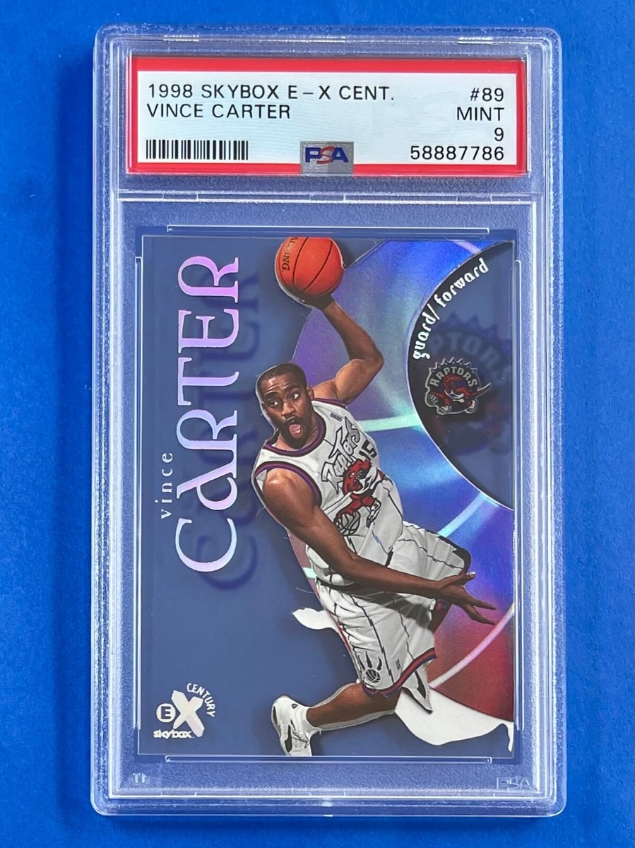 1998 Sky Box カード 1998 Skybox E-X Century Vince Carter PSA 9 MINT RC Rookie
