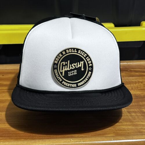 Gibson USA Snapback Style Herren Trucker Mütze Snapback Logo Decky Hat - Bild 5 von 6