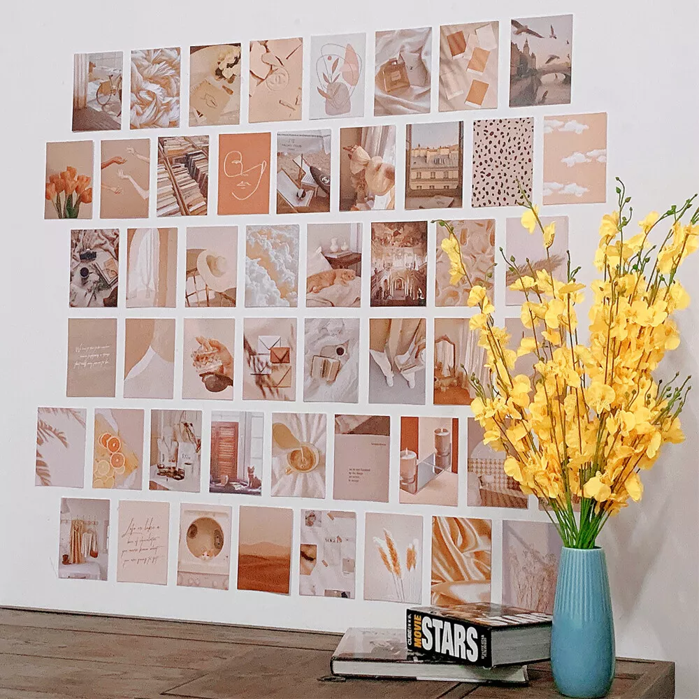 50pcs Aesthetic Picture for Wall Collage Boho Style Living Room Wall Art Decor