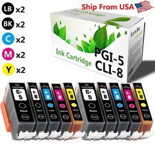10PK PGI-5 CLI-8 Ink Cartridge PGI5 CLI8 for PIXMA iP4200 iP4500 MX850