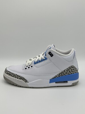 Nike Air Jordan 3 UNC 2020 Size 9 CT8532–104 OG III White Blue | eBay