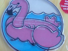 SEALED NEW Crayola Paint Your Own Suncatcher w Paint  Brush - Pink FLAMINGO