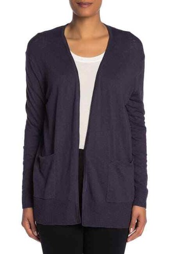 Madewell Open Front Pocketed Slub Dark 