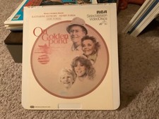 On Golden Pond Henry Fonda, Katharine Hepburn CED RCA Selectavision VideoDisc