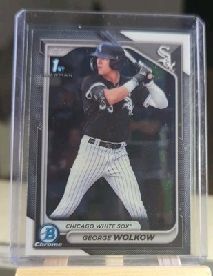 2024 Bowman 1st Chrome Baseball George Wolkow #BCP-144 Chicago White Sox #PCWS