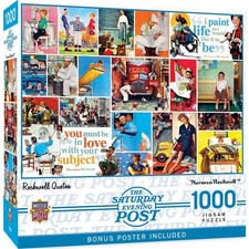 MasterPieces jigsaw puzzle; Rockwell Quotes by Norman Rockwell; 1000 pcs