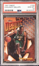 1997 FINEST #103 CHAUNCEY BILLUPS ROOKIE RC PSA 10