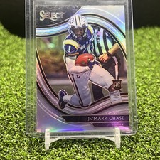 JaMarr Chase 2021 Chronicles Select Draft Picks Silver Prizm Rookie RC #262 C3