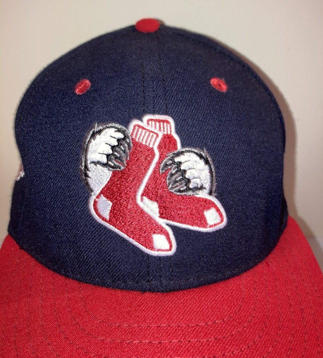 Casquette New Era 59Fifty Ajustable, Pawtucket Red Sox (MiLB), Taille 7 1/8, Noire, NEUVE étiquettes