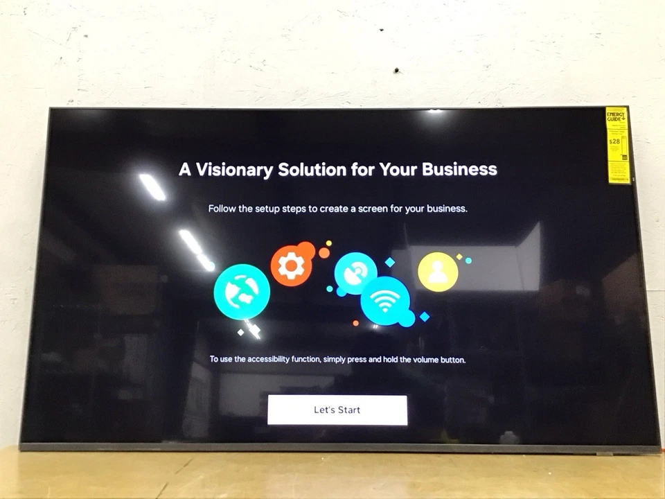 Samsung 50" Crystal UHD 4K HDR Business Pro TV BE50D-H  - Image 3 of 4