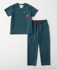 Classico The Very Hungry Caterpillar Medical Scrub Set Top Pants Unisex Japan