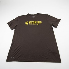  Wyoming Cowboys Nike Short Sleeve Shirt Men's Brown New without Tags XL