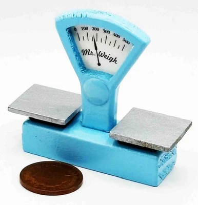 Puppenhaus Küche Waage Holz 1:12 Maßstab Miniatur Zubehör Tumdee - Bild 1 von 4