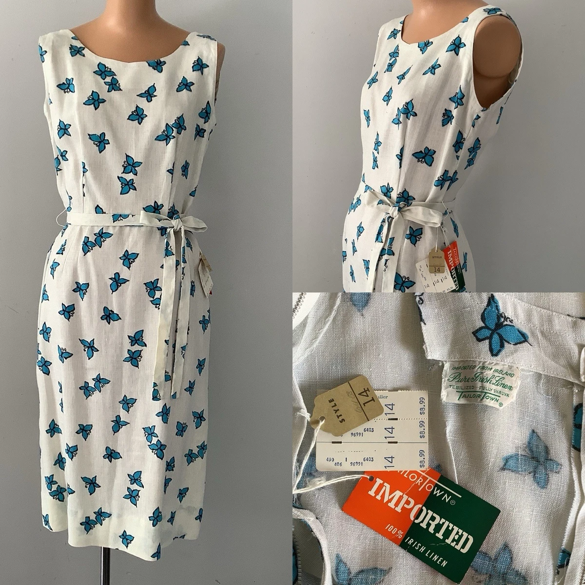White Linen Vintage Dresses for Women for sale | eBay
