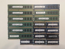 Lot of 18 - 4GB PC3L-12800S, 10600S DDR3 Memory RAM