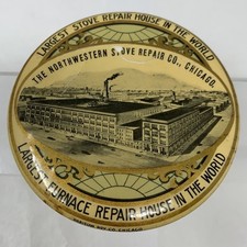 Antique Northwestern Stove Repair Co Chicago Advertising Celluloid Pocket Mirror