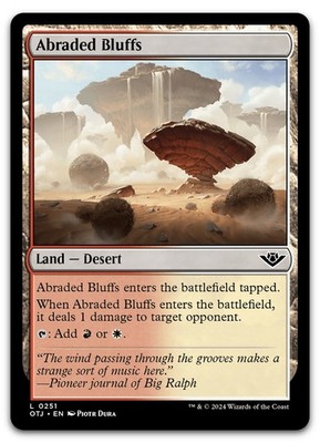 Abraded Bluffs #251 (NM) Thunder Junction OTJ Magic MTG