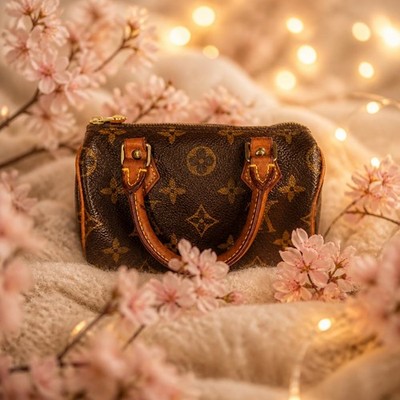 Louis Vuitton Monogram Mini Sac HL Speedy Handbag