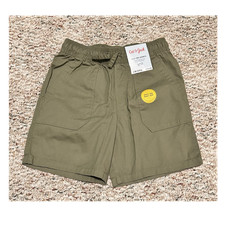Cat  Jack Boy Green Pull on Shorts S 6/7 100 Cotton Above the Knee