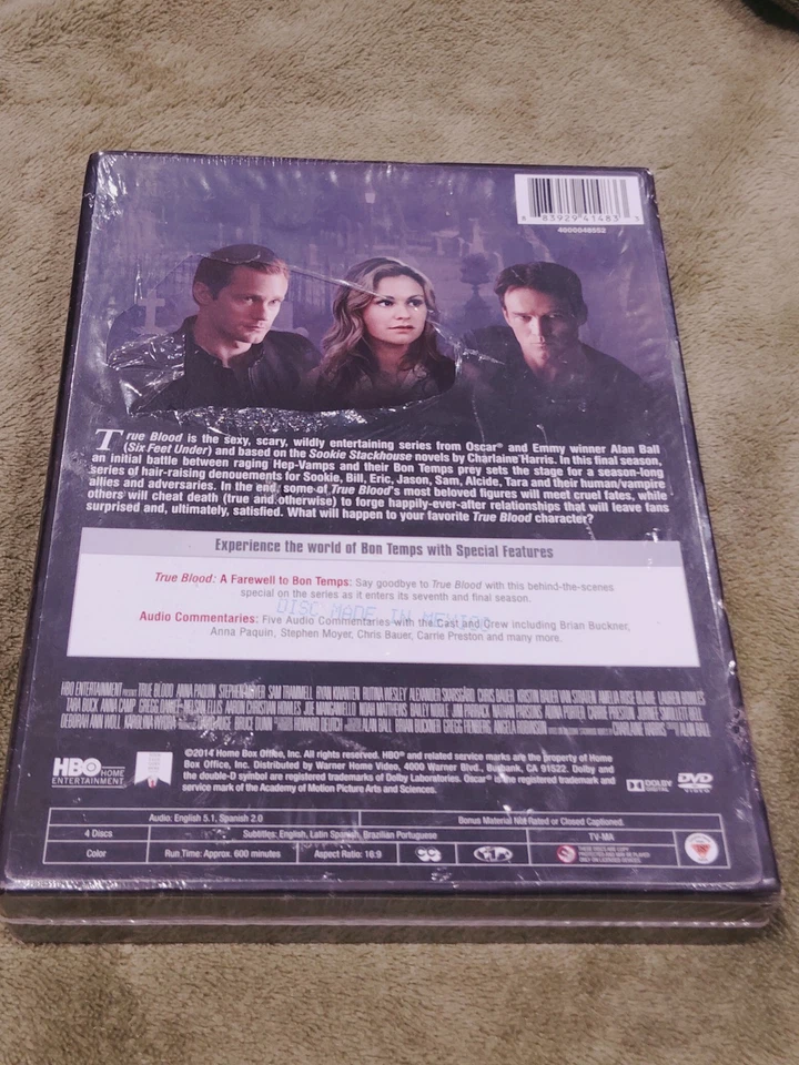 True Blood: The Complete 7th Seventh Season - 4 Disc DVD Box Set BRAND NEW - Image 2 of 4