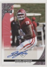 2016 Leaf Draft Retail Auto Jason Spriggs #A-JS2 Auto 00ah