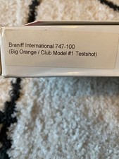 1/400 GeminiJets Production Prototype Second Even Gemini Club Model Braniff 747