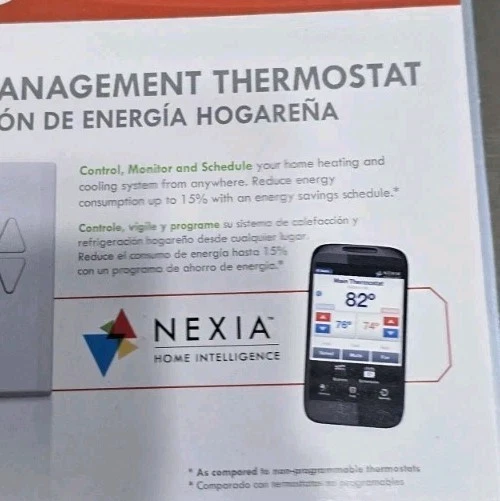 TRANE Home Energy Management Programmable Smart Thermostat Nexia Intelligence  - Image 3 of 4