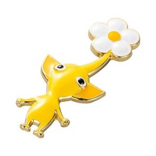 Pickmin Enamel Pin Badge Yellow Nintendo Store Japan New Sealed
