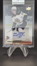 2022-23 Clear Cut #CC-MC Marc McLaughlin BI Exclusives Auto /65 Bruins