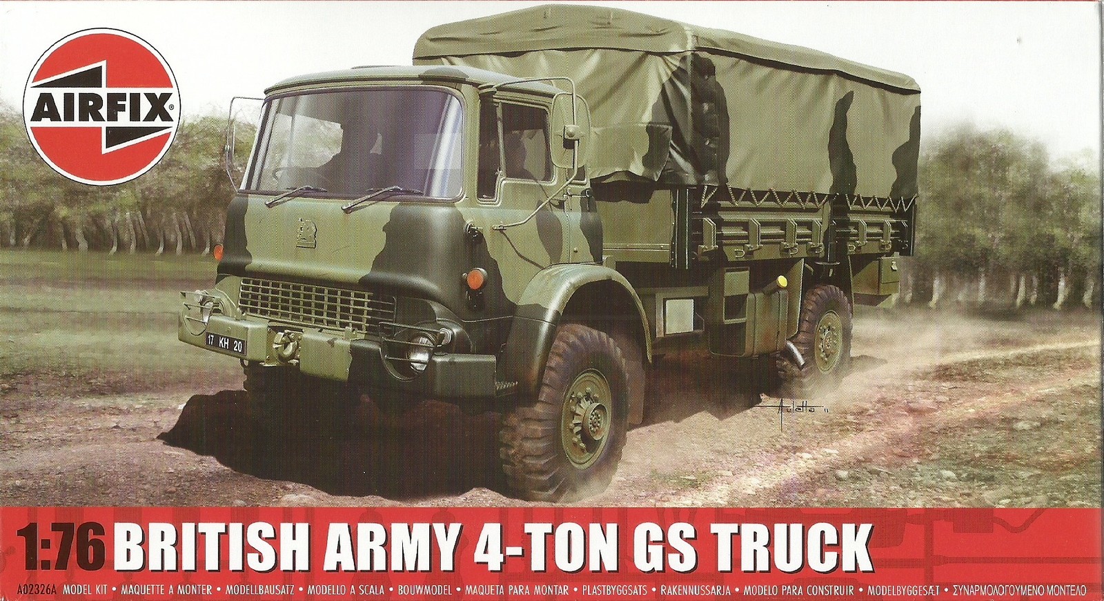 Airfix 1/76 (20mm) Bedford MK 4-Ton Truck with GS Body