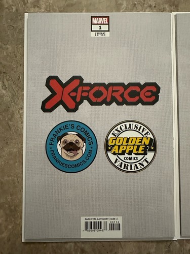 X-Force #1 Frankie's Comics Trade and Virgin Set de 2 (2020 Marvel) - Imagen 18 de 20