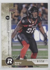 2018 Upper Deck CFL Gold 7/50 Avery Ellis #88 i9i