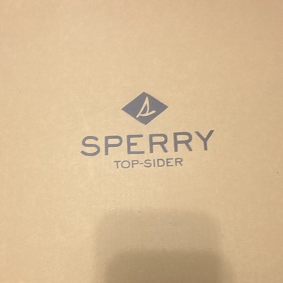 Sperry Saltwater Waterproof Ankle Rain Boots Brown/Navy Womens US 9 m