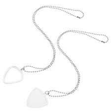 2 Pcs Guitar Pick Storage Compact Picks Protectors Choker Necklace