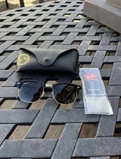 Ray Ban Clubmaster sunglasses, Black/Gold, Unisex, 51 21