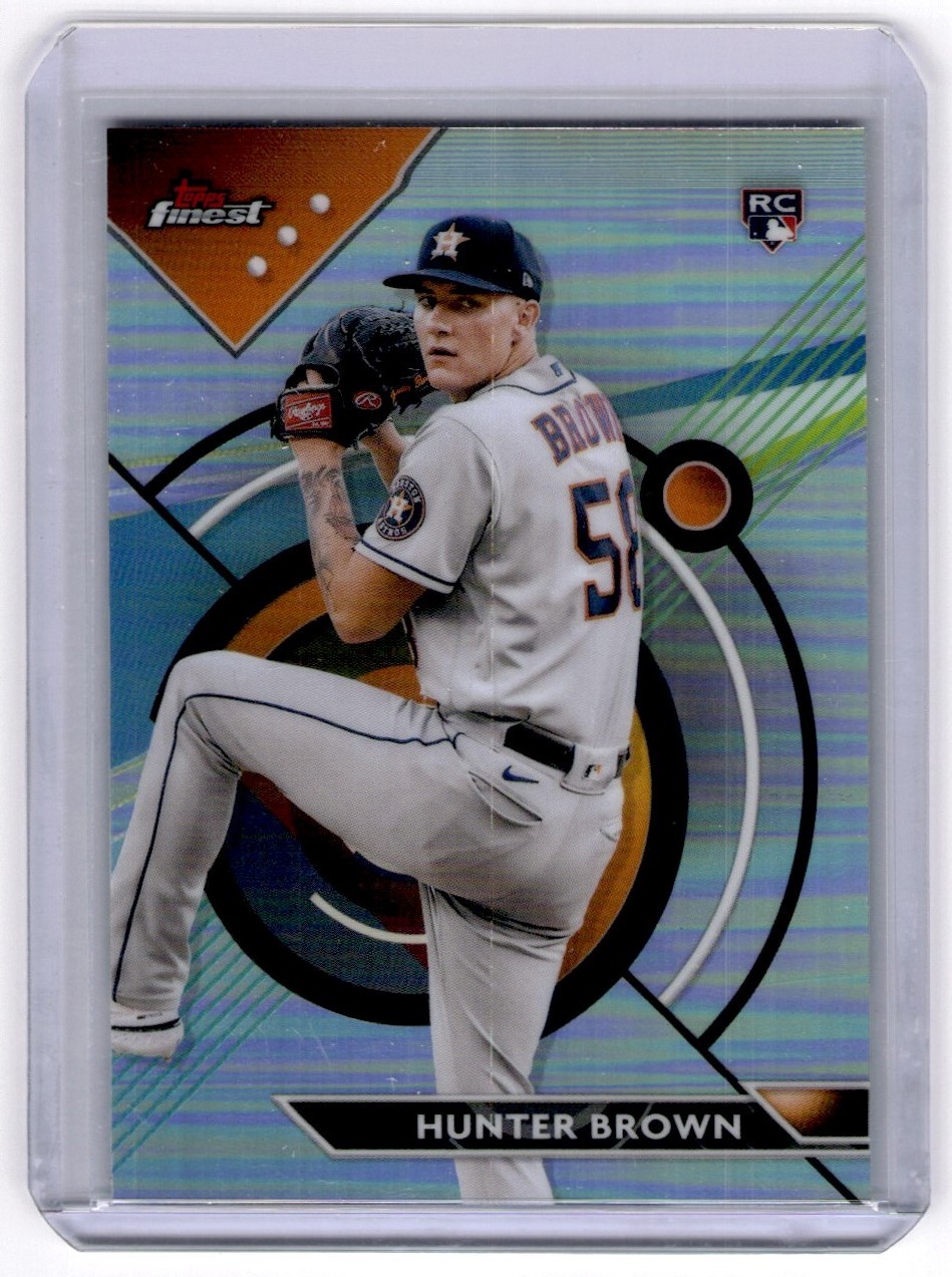 2023 Finest Refractor Hunter Brown Rookie Houston Astros #69