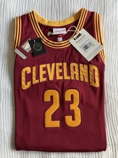 Mitchell & Ness Lebron James Size LARGE (44) DARK JERSEY CAVALIERS 2015 Jersey