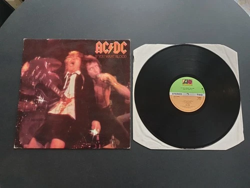 AC/DC - IF YOU WANT BLOOD YOU'VE GOT IT 1978 UK PRESS 12" VINYL RECORD LP