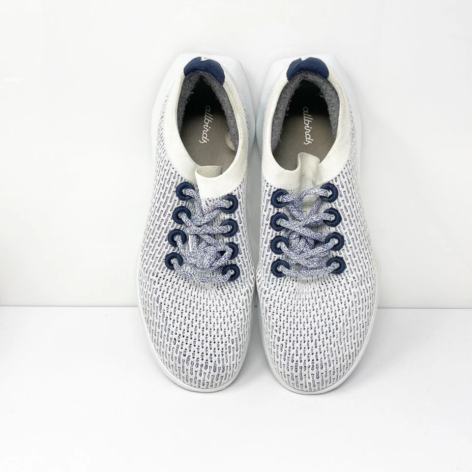 Allbirds Mens Tree Dasher 2 White Running Shoes Sneakers Size 10.5 - Image 4 of 4