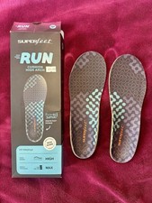 Superfeet Run Cushion High Arch Insoles US W 6.5-8