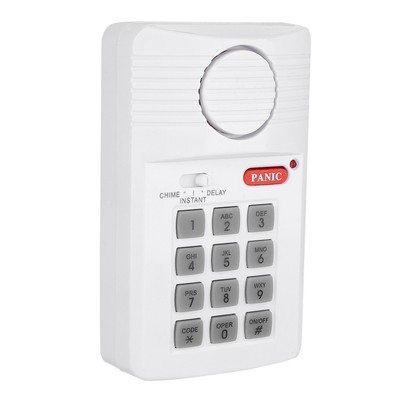 Door Alarm System 3 Settings Security Keypad With Panic Button For Home Offi Hot