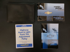 1996 Chevy S-series Pickup Owners Manual Guide With Case Oem 1996 Chevy S-series Pickup Owners Manual Guide With Case Oem