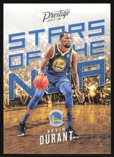 2017-18 Panini Prestige Stars of the NBA Kevin Durant Auto #5 Golden State