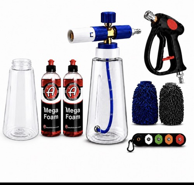 #ad SUMMER SALE KIT MJJC Like Foam Cannon Brass 2 Adam’s MEGA Foam Gun 4500 Psi $64.95