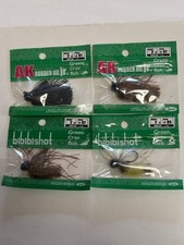 Issei Bibibi Shot AK Rubber Jig Jr. 7g Green Pumpkin Black
