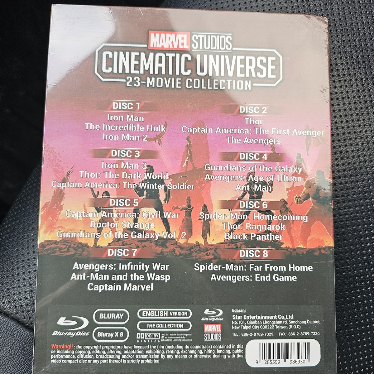 MARVEL - MARVEL MovieNEX DVD MCU23作品 全作コンプリート